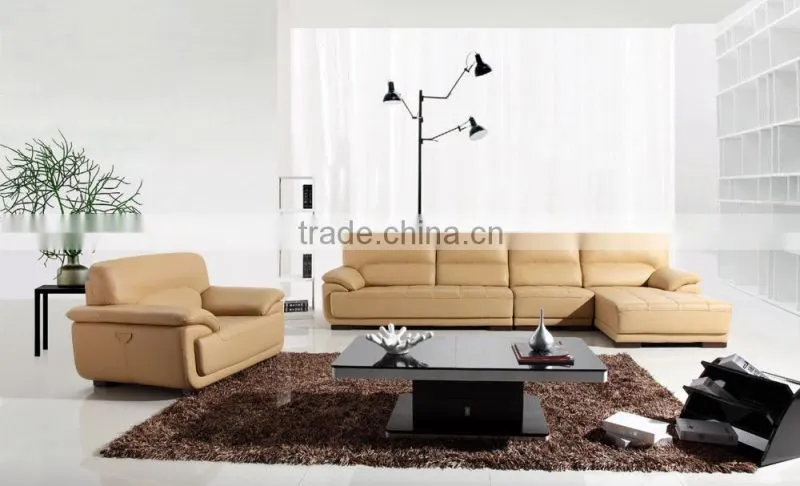 Home use living room sofa set with different color cushions KW622