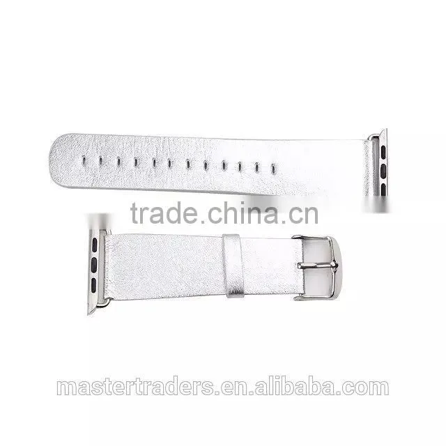 Cheap Colorful PU Leather Watch Band Wrist Strap For 42MM Apple Watch MT-3565