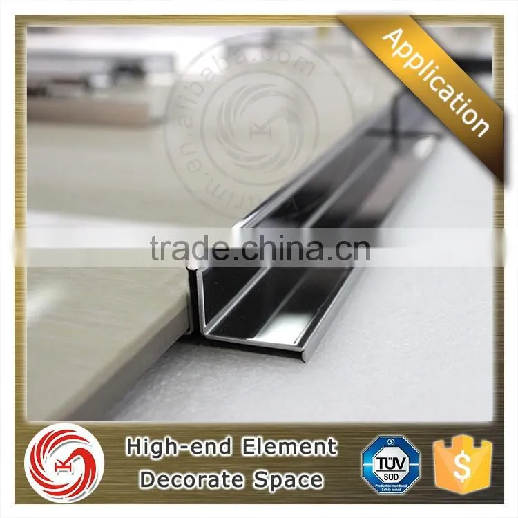 Qucik installation tile stainless steel floor movement joints