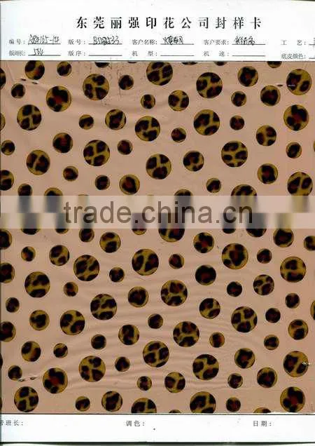 lepoard dot design heat transfer film for printing