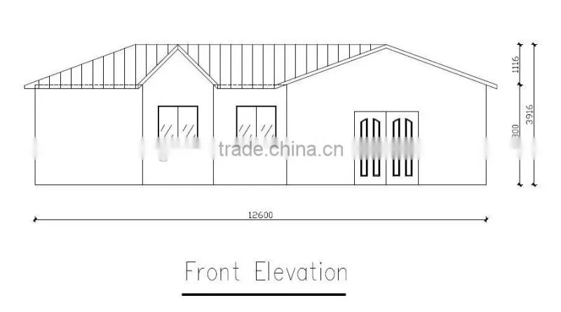 Hot sale frp material Recycled Waterproof prefab house made in china