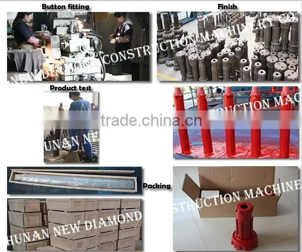 long hole drill machine, dth long hole drill button bit, T38 button bit