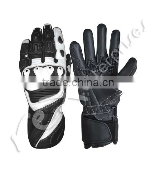 Leather Motorbike Motorcycle Racing Sports Gloves