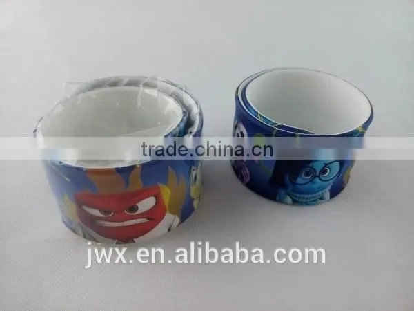 Colorful slap bracelet for advertising factory supply