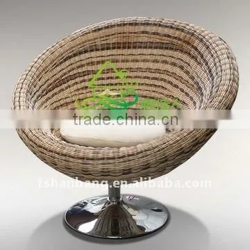 Wicker Rattan Swivel Chair