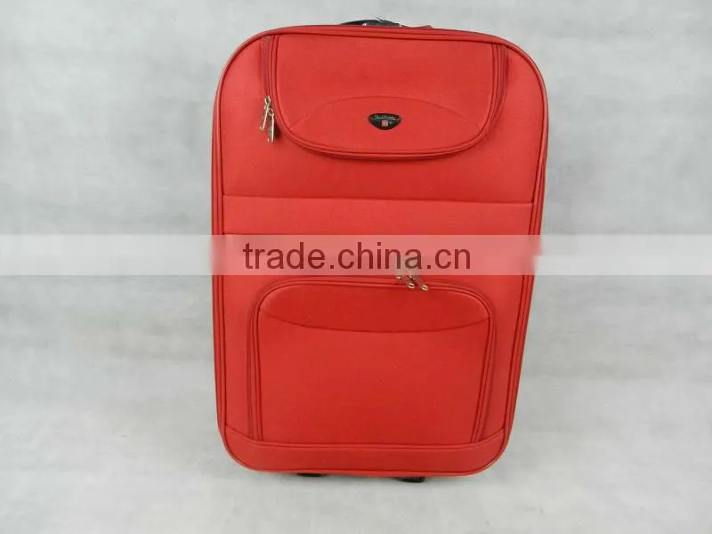 1pc promotional 21'' cabin luggage 600D1200D1680D polyester trolley luggage