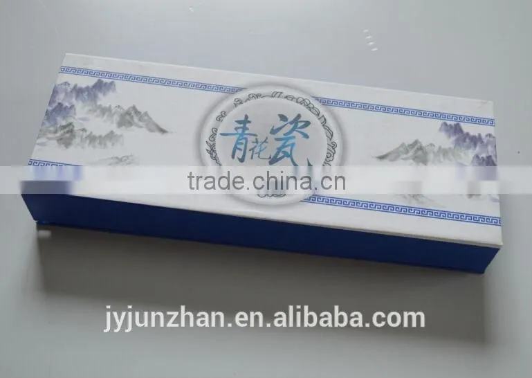 Korean spoon and chopstick set with gift blue box packing