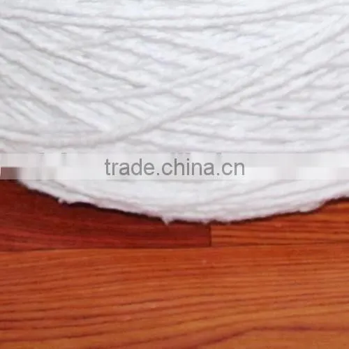 bleach color Recycled cotton yarn