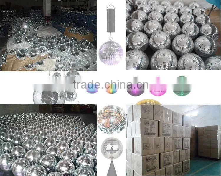 LED rotating table style mirror ball
