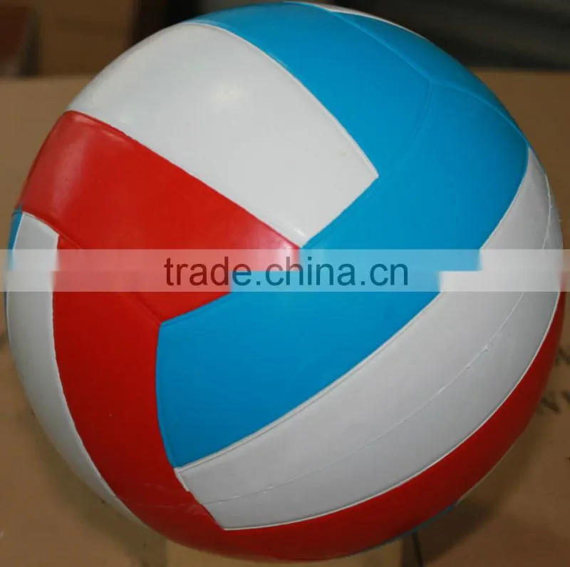 standard size rubber beach ball volleyball