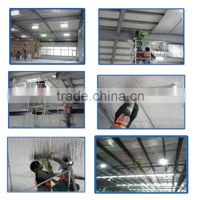 Anti-glare Foil Thermal Insulation Material With Perforated TYI080