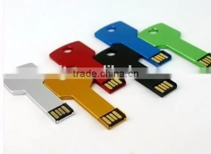 key shape usb pen drive metal key shape usb memory stick hot sell usb pen drive with hight quality