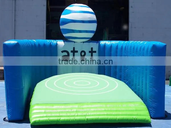 inflatable golf chip on mat , inflatable golf ball mat