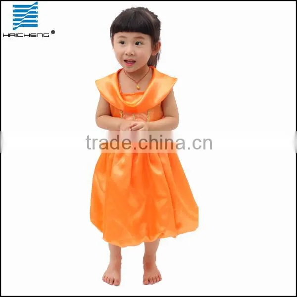wholesale china fabric child pumpkin costume