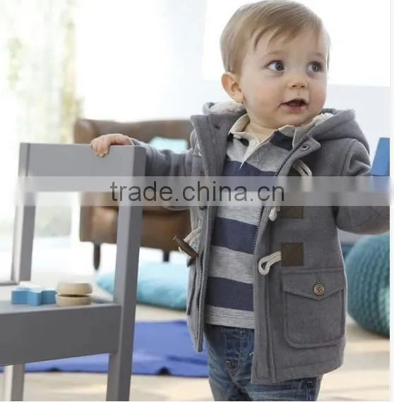 2014 european style hood jacket boys winter cotton coat