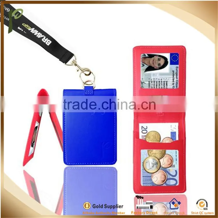 Popwide Hot Selling PU High Quality Hanging Promotion Card Holder