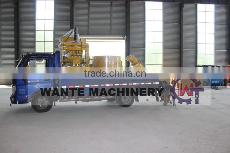 WANTE MACHINERY high capacity fully automatic interlocking block making machine for small projects WT2-10