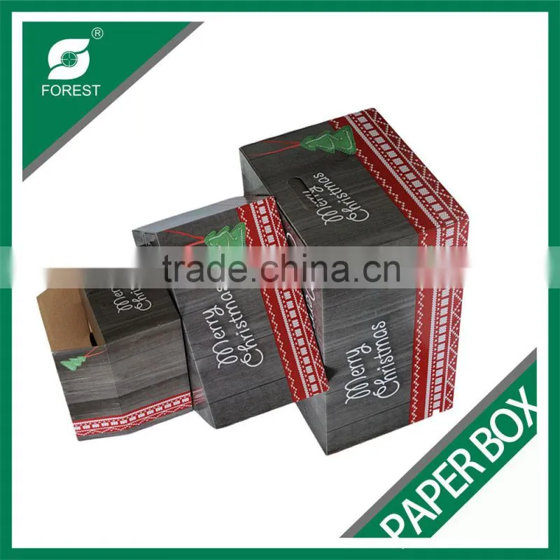CHRISTMAS CELEBRATION AND PACKING FULL COLOR PRINTED GIFT BOX