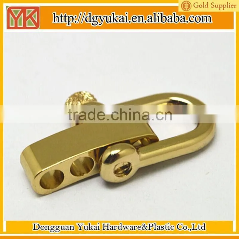 Yukai Fashion alloy dog collar shackle clasp for 550 paracord dog collar
