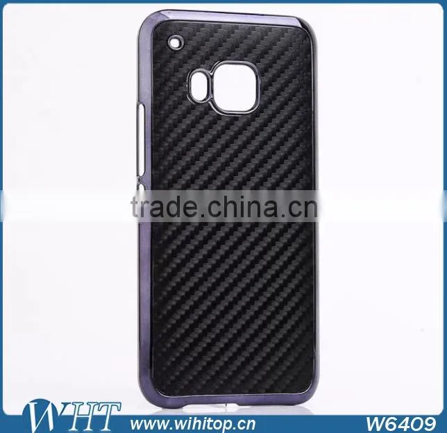 Carbon Fibre Skin & Chronr PC Cover Case for HTC ONE M9
