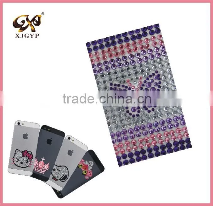 rhinestone letters stickers/rhinestone cross sticker/rhinestone sticker sheets