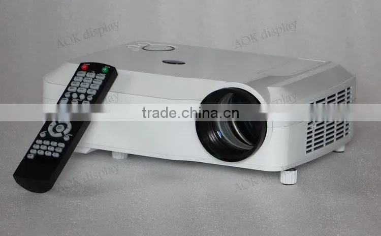 HOT SALE! HD Projector For Home theater Support 1080p full HD VGA USB LED commercial theater projector for sale