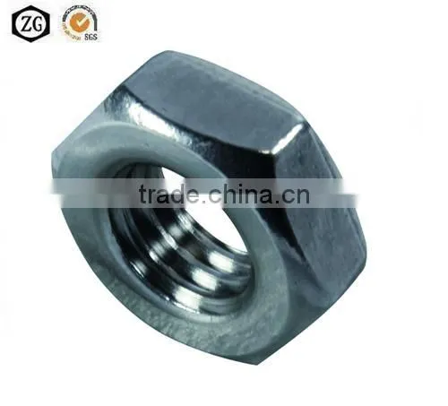 DIN936 Hex thin nuts stainless steel