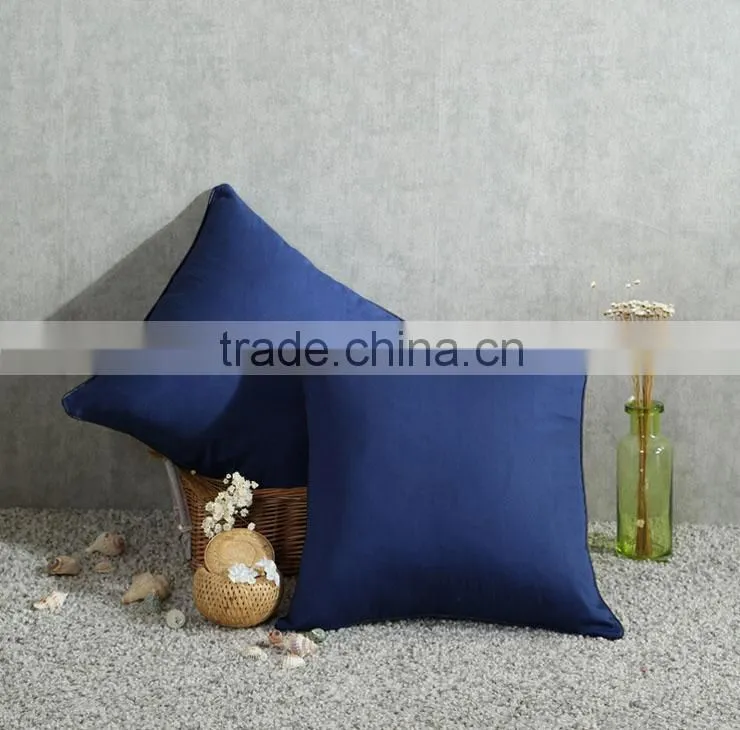 custom pure 100% cotton square pillow case