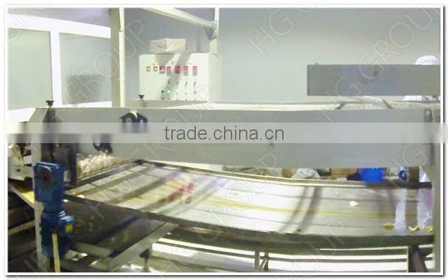 stackable potato chips processing line