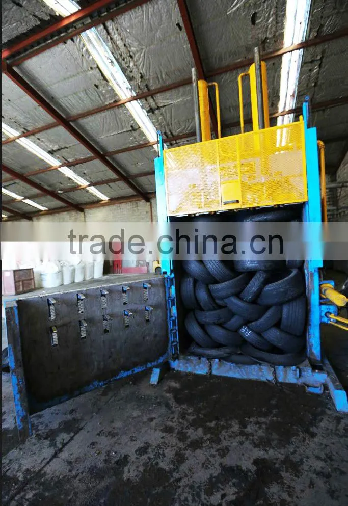 CE&ISO vertical tire baler with high competitive