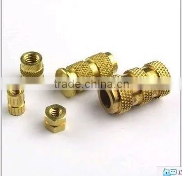 knurling brass insert
