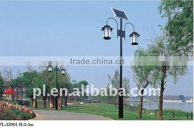 Superior quality solar LED garden light 12AH-200AH battery capacity