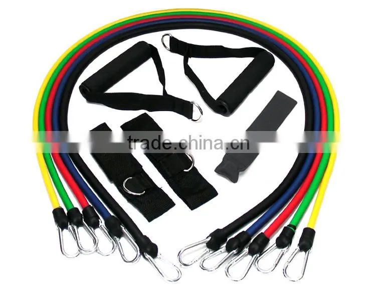 Latex resistance band exercises, resistance band exercise set