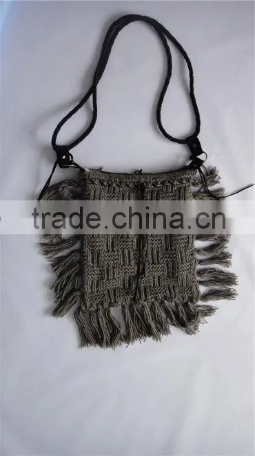 hand knitted ladie's handbag