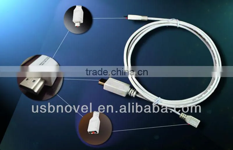 MHL Micro USB To HDMI Male Adapter Cable for S2 II i9100 Galaxy