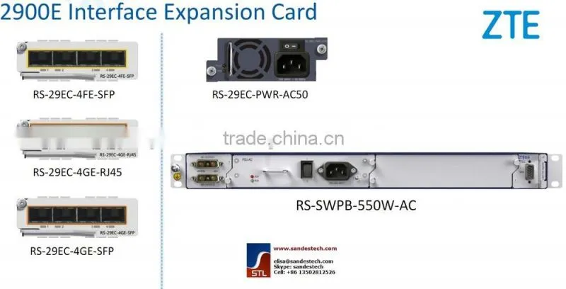ZTE RS-2928E-PS ZTE ZXR10 2928E-PS with RS-29EC-4FE-SFP RS-29EC-4GE-RJ45 ZTE ZXR10 RS-2928E RS-2918E RS-2952E