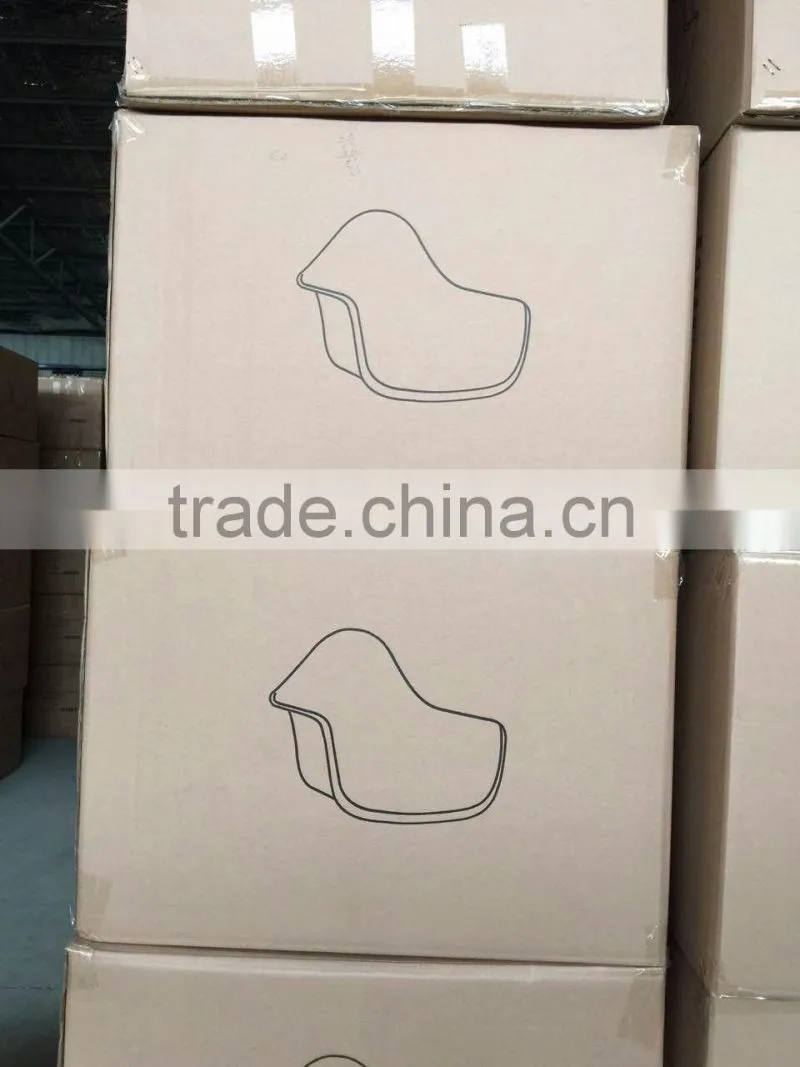 Colorful plastic chair for outdoor