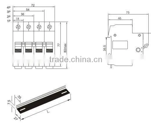 mini moulded case circuit breaker gb14048.3