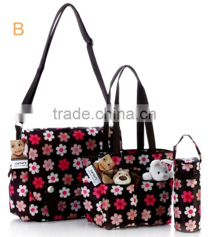Multifunational Fashion Mommy/Mom/Baby Bags, 600D Oxford Summer Style Organiser Diaper Bags
