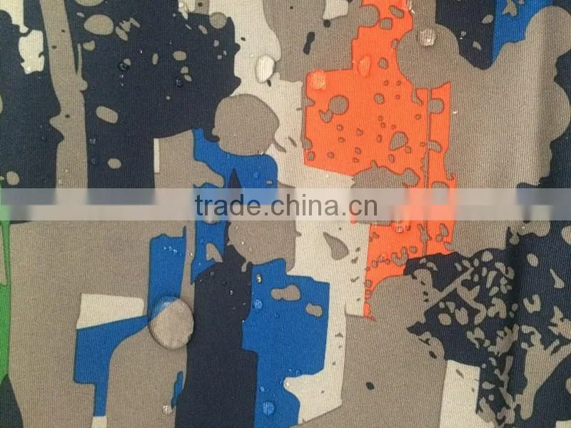 Waterproof Doublepick Camouflage Printed Polyester Taslon