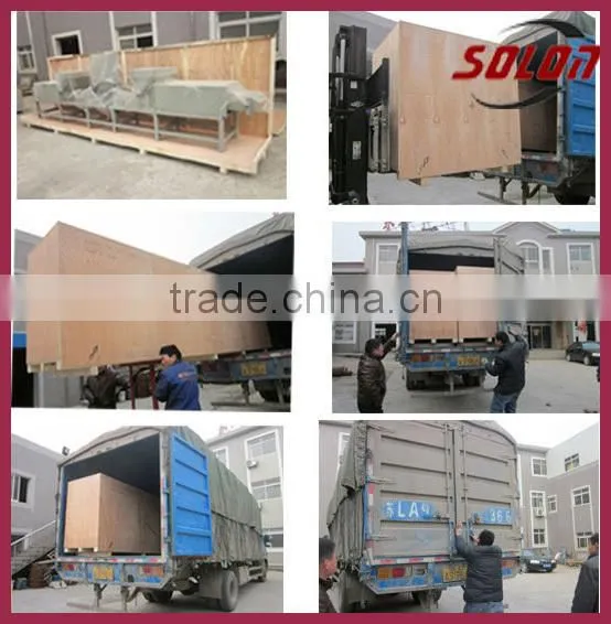 Compact structure wood sawdust block extruding machine