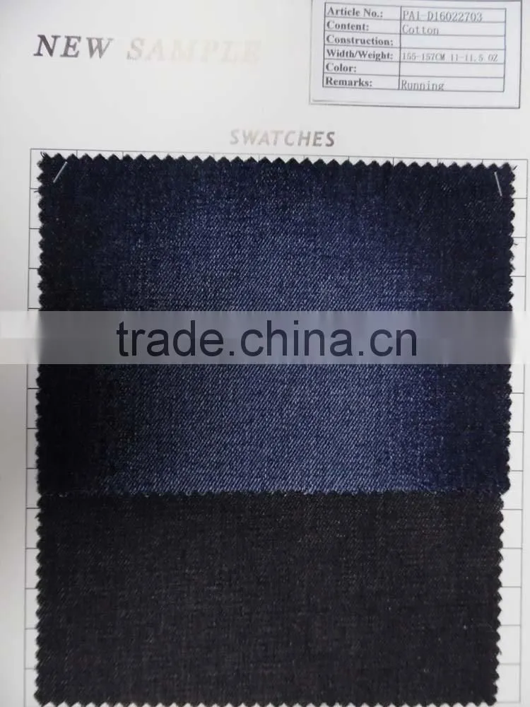 cheap cotton denim fabric for jeanet stocklot