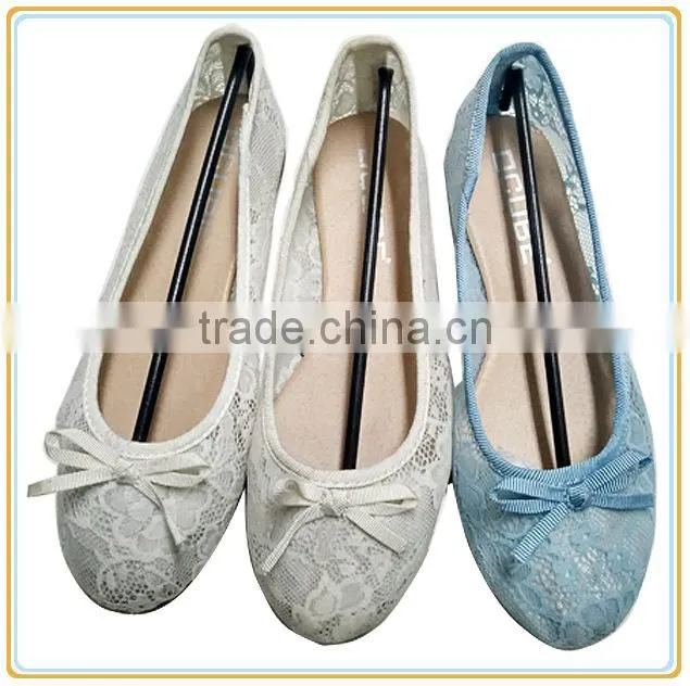2015 new design girl sexy lace ballerina women soft sole no lace casual shoes
