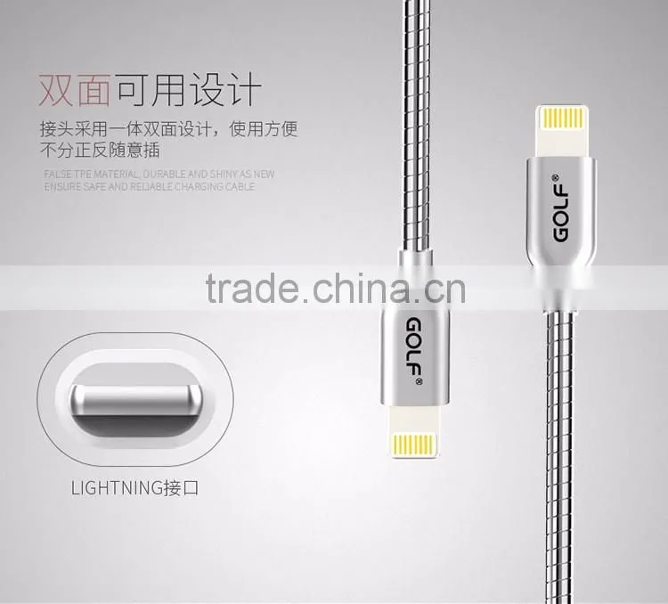 Cellphone Accessories 1m USB Data lighting Charging Cable for wire Charger wholesale high quaity usb cable
