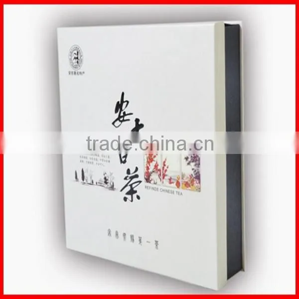Hot Stamping Custom Excellent Luxury Cardboard Magnetic Tea Packaging Box Wholesale