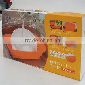Silicone kitchenware utensils sink dish strainer washing drainer container drink cooking cases silicone with legs 75557