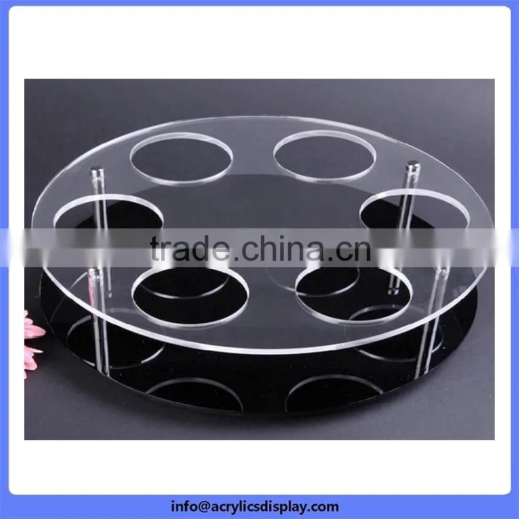 China manufacture hot sell acrylic cosmetic display case stands