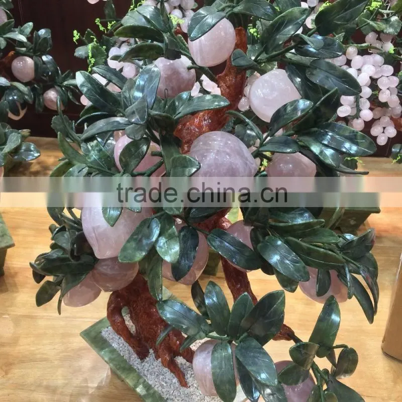 Precious Beautiful Rose Crystal Trees Ornaments