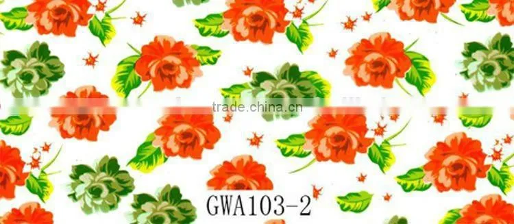 GWA103-2 Flowers pattern Pattern Water Transfer Printing Film/Hydrographic films Width100cm