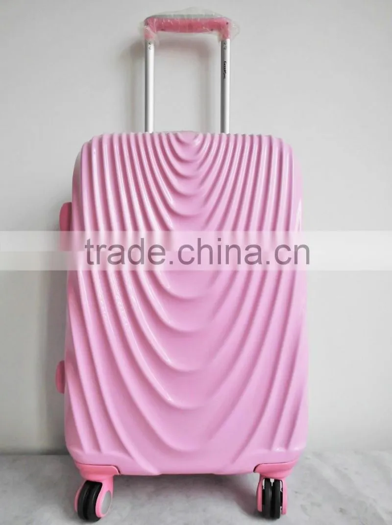 Roral Waves ABS+PC fashion trolley luggage